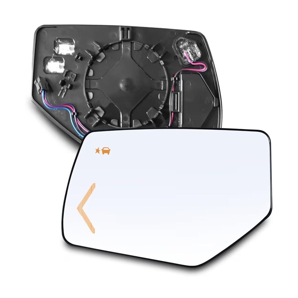 Driver Left Side Mirror Glass For CHEVY & GMC 2015-2020 BS Detection